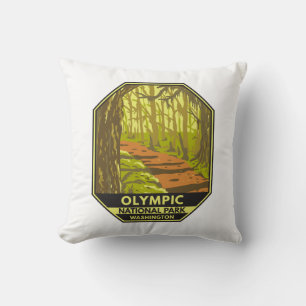 Coussin Parc national olympique Hoh Rainforest Washington