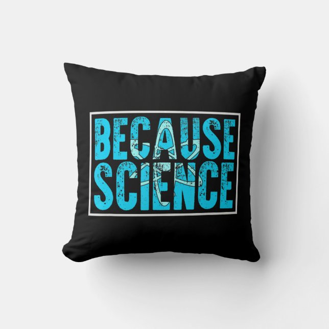 Coussin parce que la science, la biologie de l'ADN, la rép (Recto)