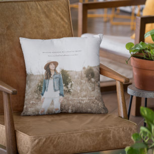 Coussin Parce Que Quelqu'Un Que Nous Aimons   Mémorial pho