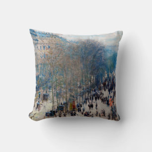 Coussin Paris Boulevard, Claude Monet