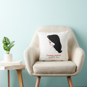 Coussin Paris - Le Rouge Baiser (Le Baiser Rouge)
