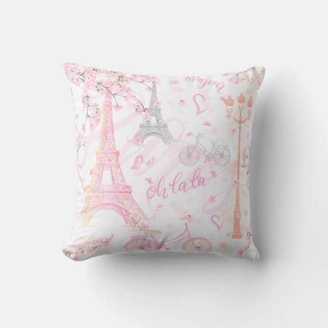 Coussin Paris Oh La La (Recto)