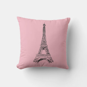 Coussin Paris Tour Eiffel Amour Jeu d'Oreiller
