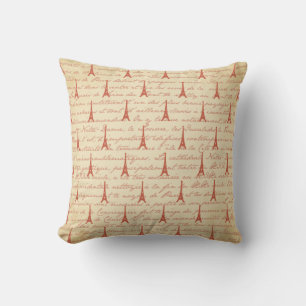 Coussin Paris Tour Eiffel Jeu d'Oreiller