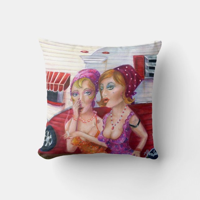 Coussin parlant de déchets (Recto)