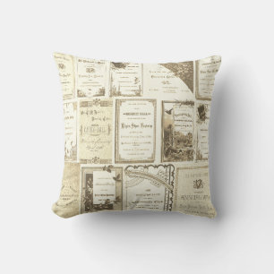 Coussin Parti des invitations du club Sepia d'Elgin Illino