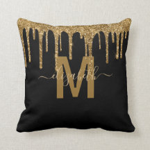 Parties scintillant Chic Gold Driving Nom du monog