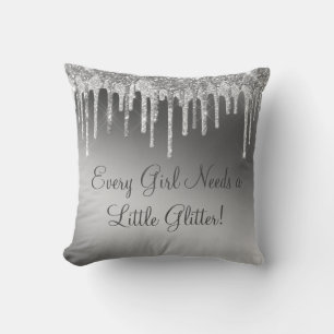 Coussin Parties scintillant Gorgeous Gold Girl Sparkle Typ