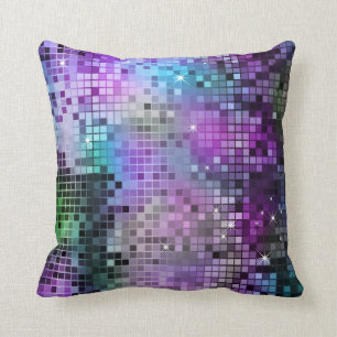 Coussin Parties scintillant multilingue