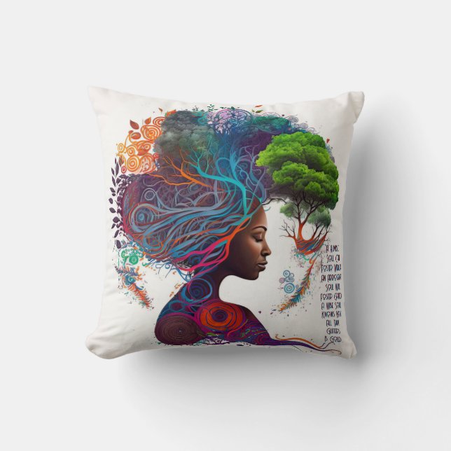 Coussin Parties scintillant pour femmes inspirées et oreil (Recto)