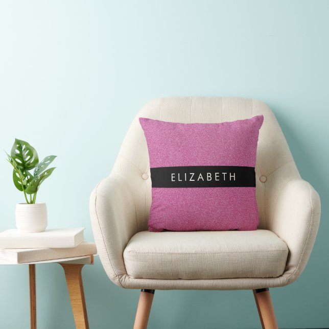 Coussin Parties scintillant rose, Arrière - plan Parties s (Chaise)