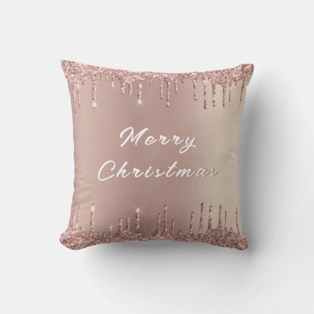 Coussin Parties scintillant rose Gold Blush  Drives Coussi (Recto)