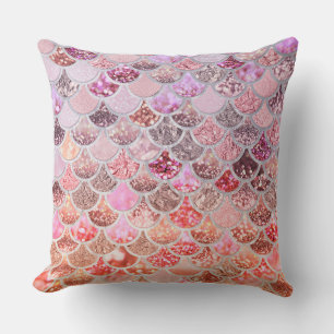 Coussin Parties scintillant rose ombre à la mode - Balance