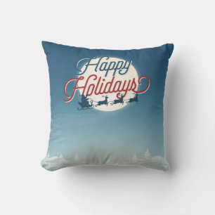 Coussin Parties scintillant rouge décorative Snowflakes Jo