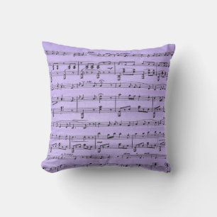 Coussin Partition violette