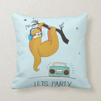 Coussin Party le carreau mignon de coutume de paresse