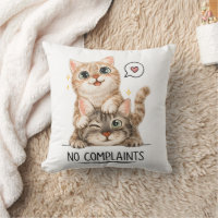 Pas de plaintes drôles chats mignons décoratifs