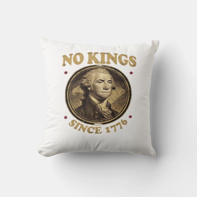 Coussin Pas de rois depuis 1776 Classique (Recto)