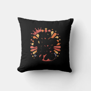 Coussin Pas de rois en Amérique depuis 1776 Esprit Patriot
