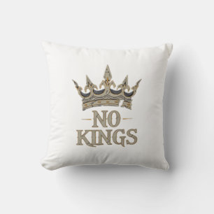Coussin Pas de rois en Amérique Graphique vintage