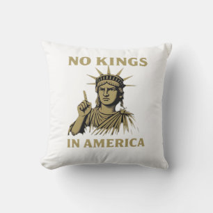 Coussin Pas de rois en Amérique Statue de la journée Pas d