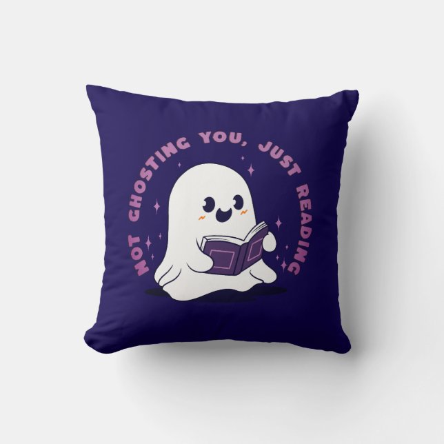 Coussin Pas De Vous Accueillir, Juste De Lire (Recto)