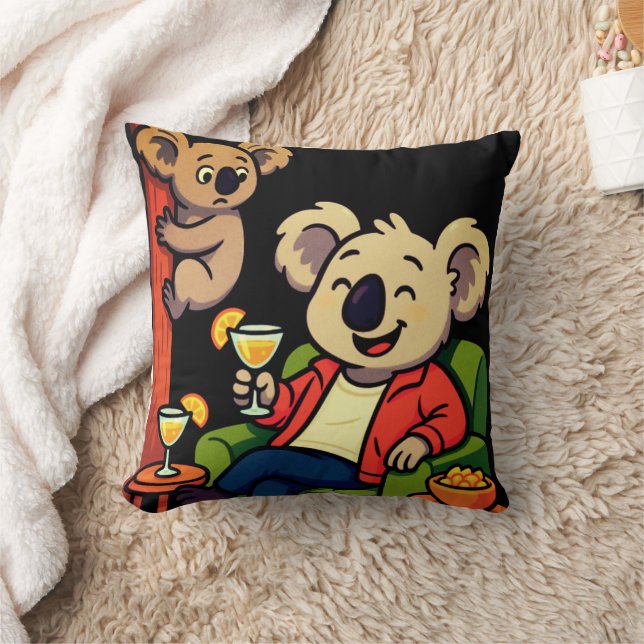 Coussin Pas D'Inquiétude, Juste Des Sips (Couverture)