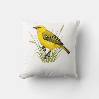 Coussin pássaro amarelo