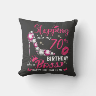 Coussin Passez à mon 70e anniversaire comme un patron