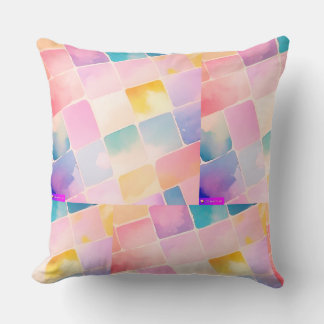 coussin pastel