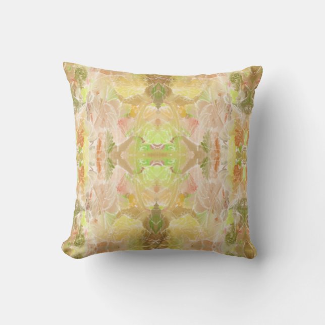 Coussin Pastel Citrus Aquarelle Designer Imprimer Motif (Recto)