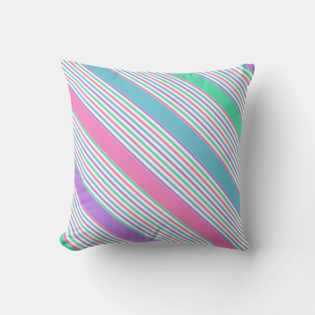 Coussin Pastel coloré (Recto)