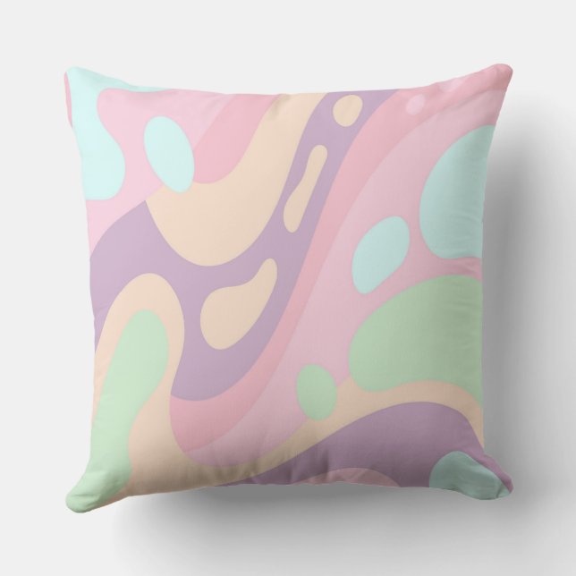 Coussin Pastel de printemps de l'oreiller (Verso)