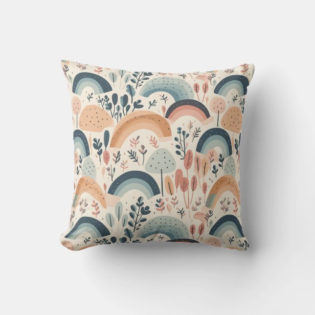 Coussin Pastel de style bohème (Recto)