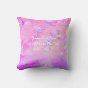 Coussin Pastel Retro Bleu rose Purple Coeur d'amour esthét