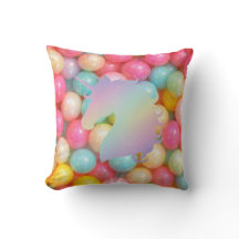 Pastel Unicorn Throw Pillow | Magical Rainbow Home
