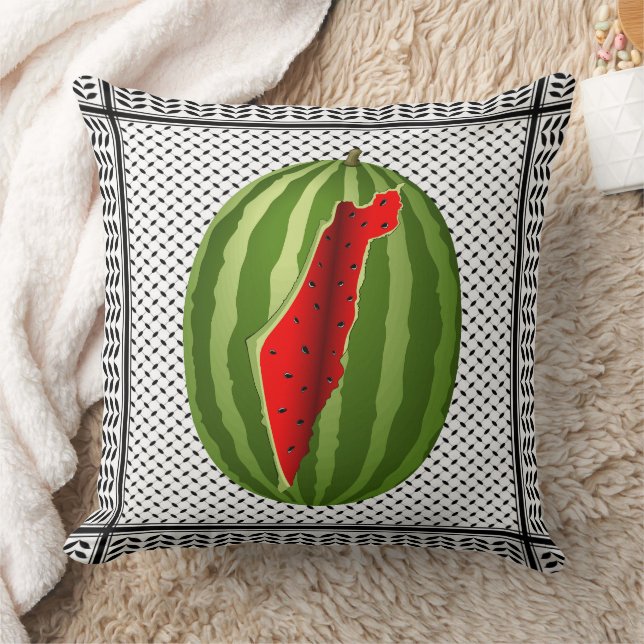 Coussin Pastèque Palestine - Slice (Couverture)
