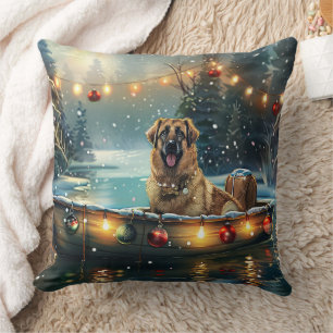 Coussin Pasteur anatolien Noël Festive Voyage