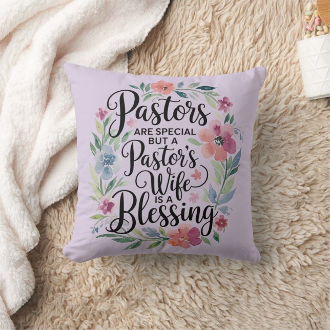 Coussin ✝️ Pasteurs Femme Appréciation Cadeau Bénédiction  (Couverture)