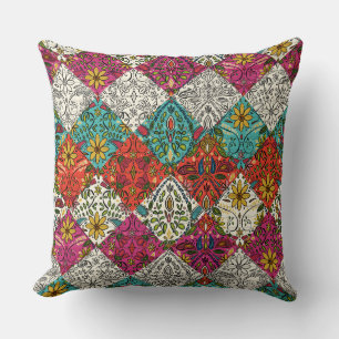 Coussin patchwork aziza