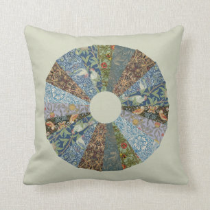 Coussin Patchwork en plaque de Dresde William Morris