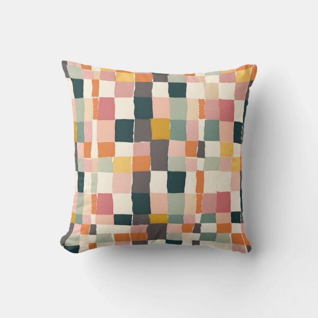 Coussin Patchwork Pastels (Recto)
