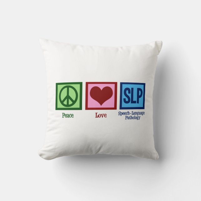 Coussin Pathologie de langue de la parole (Recto)