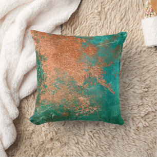 Coussin Patina en cuivre