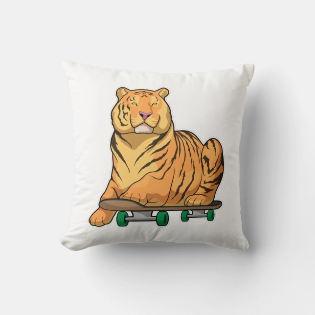 Coussin Patinage de Tiger (Recto)