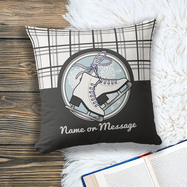 Coussin Patinage sur glace sur tarte personnalisé (Créateur téléchargé)