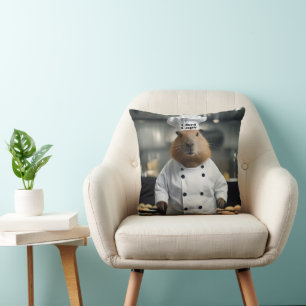 Coussin Pâtisserie : La Capybara Culinaire