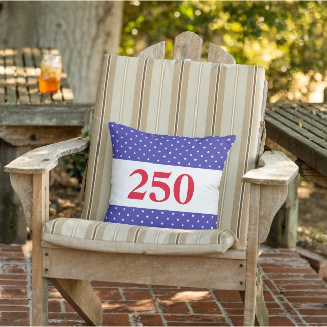 Coussin Patriotic Red White & Blue 250 (Chaise)