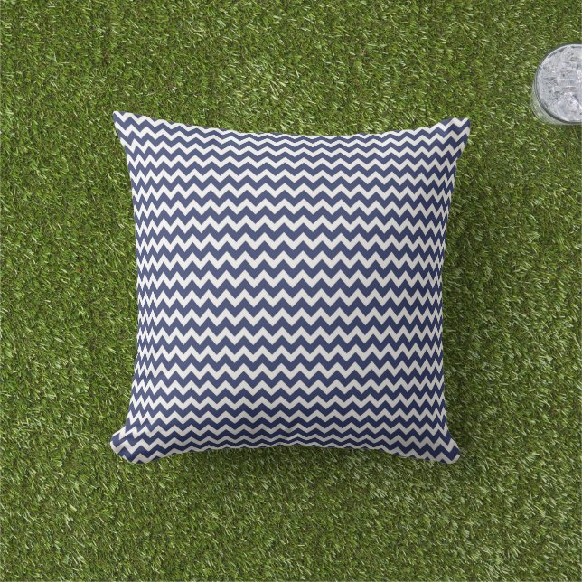 Coussin Patriotic Stripes Outdoor Pillow (Herbe)