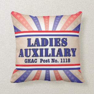 Coussin patriotique auxiliaire de dames par Andy